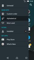 Material Cyan (Xperia Theme) imagem de tela 1