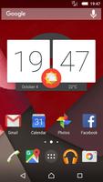 Material Red (Xperia Theme) Affiche