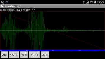 Spectrum Analyzer capture d'écran 1