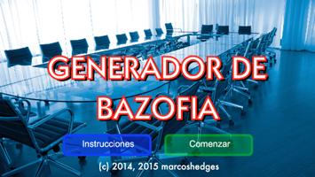 Generador de Bazofia Plakat