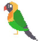 Cross Stitch Pixel Coloring Book ไอคอน
