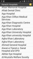 2 Schermata Pakistani Hospitals Detail