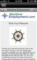 Maritime Job Search capture d'écran 1