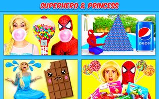 Superhero & Princess Kids IRL-poster