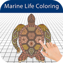 Juegos de colorear - Vida marina APK