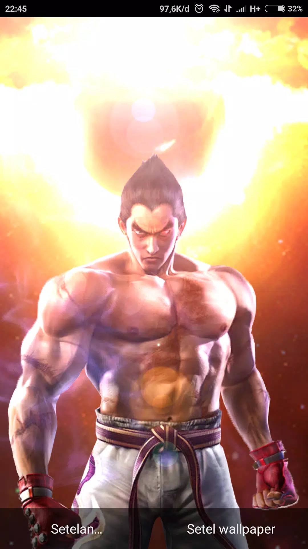 Download Kazuya Mishima In Black Wallpaper