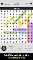 Word Search Topic For Mario پوسٹر