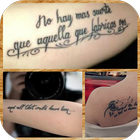 Frases Para Tatuajes Mujeres icono
