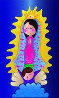 Virgen De Guadalupe Caricatura Niña screenshot 1