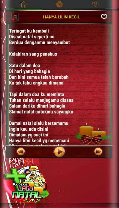 Lirik Lagu Selamat Natal Untukmu Sayangku Lagu Natal APK untuk Unduhan Android