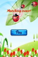Matching insectes Affiche
