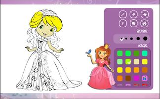 Princess Coloring Book capture d'écran 2