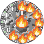 Fire Clock