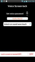 Voice Lock Screen ポスター