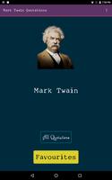 Mark Twain Quotations-Loved it poster