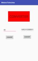 Converter - Meters/Inches Plakat