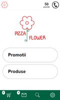 Pizza Flower Affiche