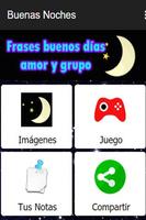 Frases buenas noches grupo y amor poster