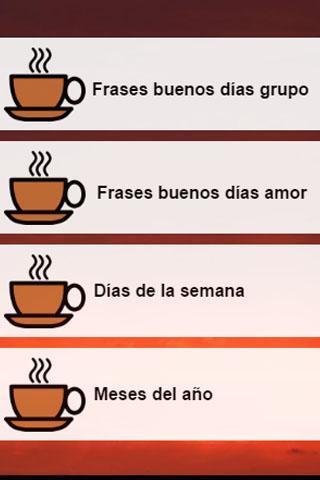The description of Frases Buenos Días Grupo y Amor App.