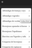 Recetas Vegetarianas Fáciles screenshot 1