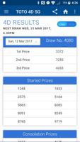 SG TOTO 4D BIG SWEEP RESULTS الملصق