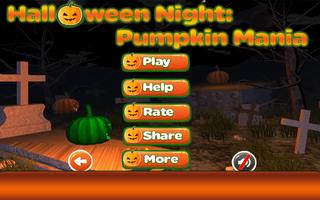 Halloween Night Pumpkin Mania Affiche