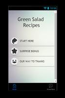 Green Salad Recipes पोस्टर