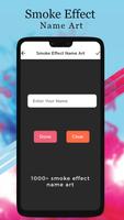 Effet de fumée - Art nom élégant capture d'écran 3