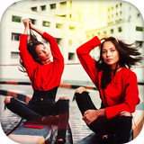 Split Camera - Live Clone Camera Effect simgesi