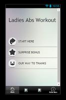 Ladies Abs Workout Guide โปสเตอร์