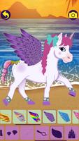 J'habille ma licorne Affiche