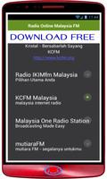 Radio Online Malaysia: FM Radio + Radio Online پوسٹر