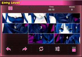 Puzzle Game Anime Girl screenshot 2