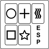 ESP Zener Cartões Grátis ícone