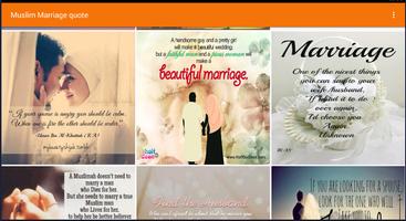 muslim marriage quote Affiche