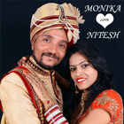 Monika weds Nitesh أيقونة