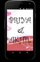 Priya weds Akhil poster