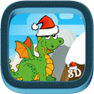 Santa Christmas Dragon Fly