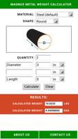 Metal Weight Calculator Cartaz