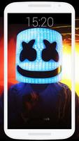 Poster Marshmello Lock Screen