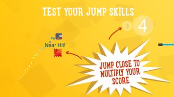 Puffy Ninja Jump Marshmallow Poster