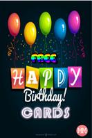 Free Happy Birthday Cards تصوير الشاشة 1