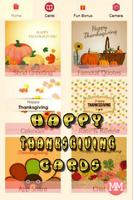 Happy Thanksgiving Cards الملصق