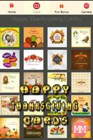 Happy Thanksgiving Cards تصوير الشاشة 2