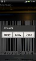 Barcode Scanner capture d'écran 1