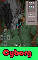 Poster Cyborg Armor Mod For MCPE