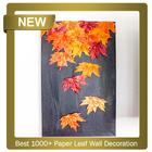 Best 1000+ Paper Leaf Wall Decoration icône