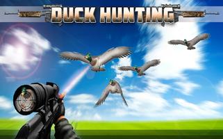 Saison de chasse au canard 3D Affiche