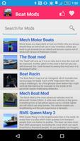 Boat Mod For MCPE. スクリーンショット 1