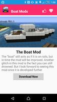 Boat Mod For MCPE. スクリーンショット 2